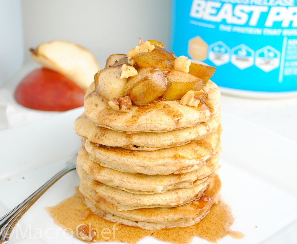 Maple Ginger Pear Protein Pancakes - Beast Sports Nutrition