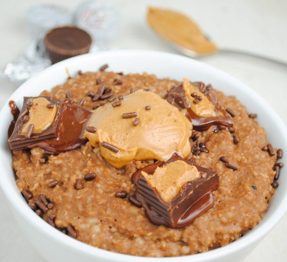 Chocolate Peanut Butter Cup Protein Oatmeal - Beast Sports Nutrition