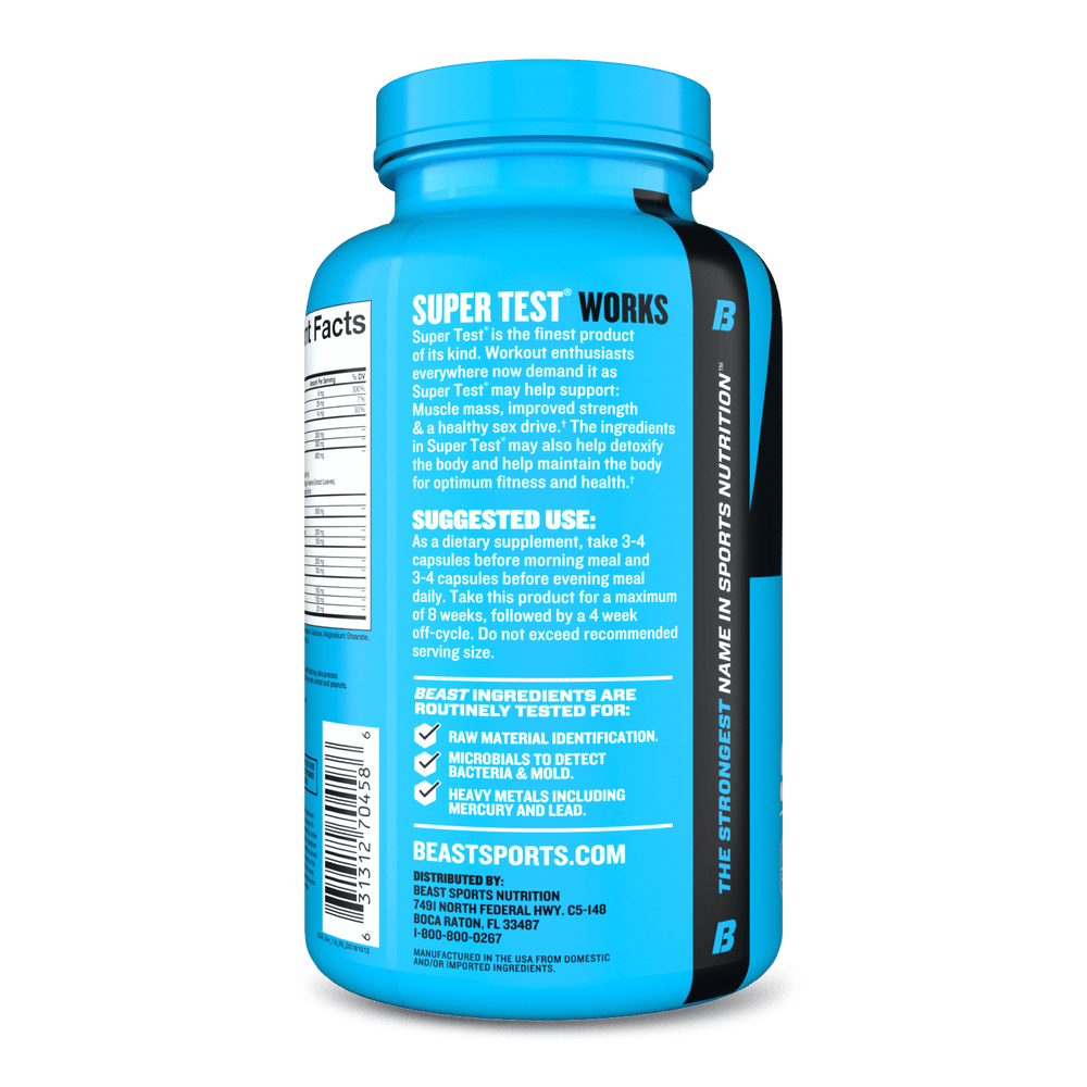 SUPER TEST® 3 Pack - Beast Sports Nutrition